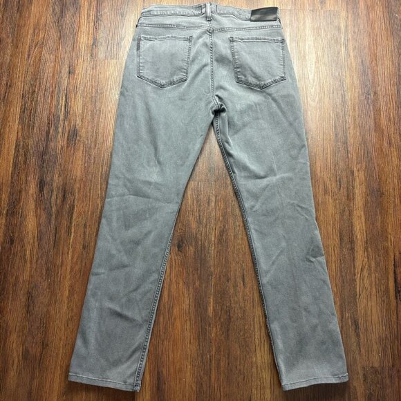 Paige Federal Straight Jeans Faded Black Stretch Men’s Size 33 - Picture 2 of 12